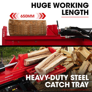 Baumr-AG Petrol Hydraulic Log Splitter | 40 Tonne | Horizontal & Vertical Towed | HPS700