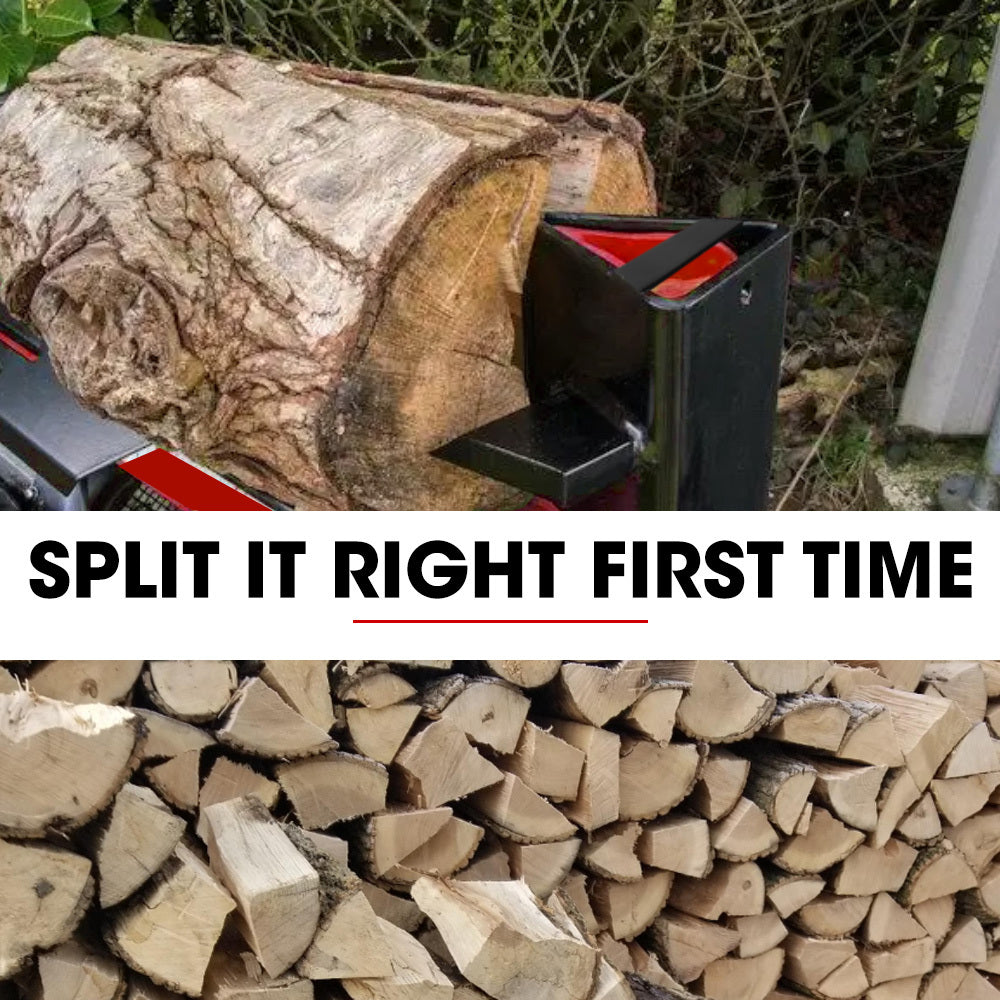 Baumr-AG 4-Way Wood Splitting Wedge | Fits 10 Tonne Electric Log Splitter
