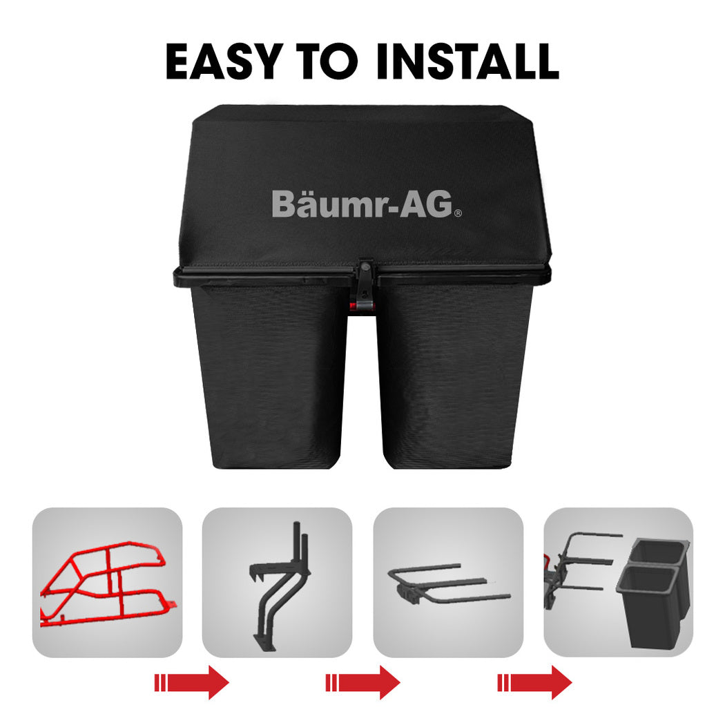 BAUMR-AG Grass Catcher | 150L | For 30" 300RX Electric Ride-On Mower