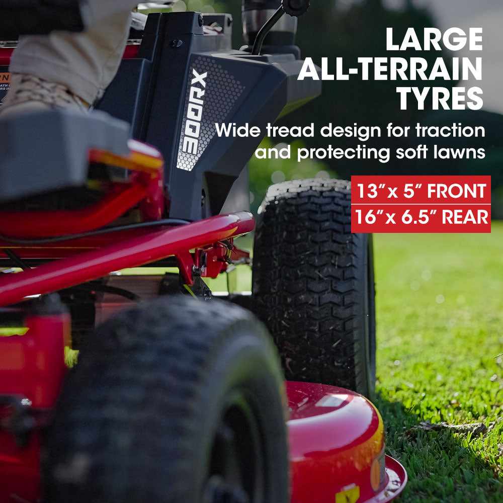 BAUMR-AG Electric Ride-On Lawn Mower | 30" | 48V Brushless | 300RX Lawnmower Kit