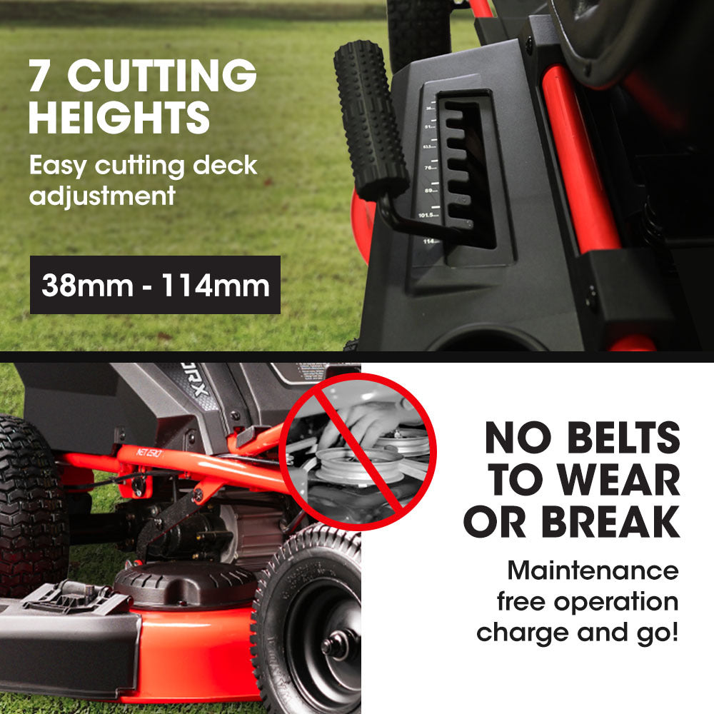 Baumr-AG 36" 48V Electric Ride-On Lawn Mower | Brushless Motor | 360RX Model