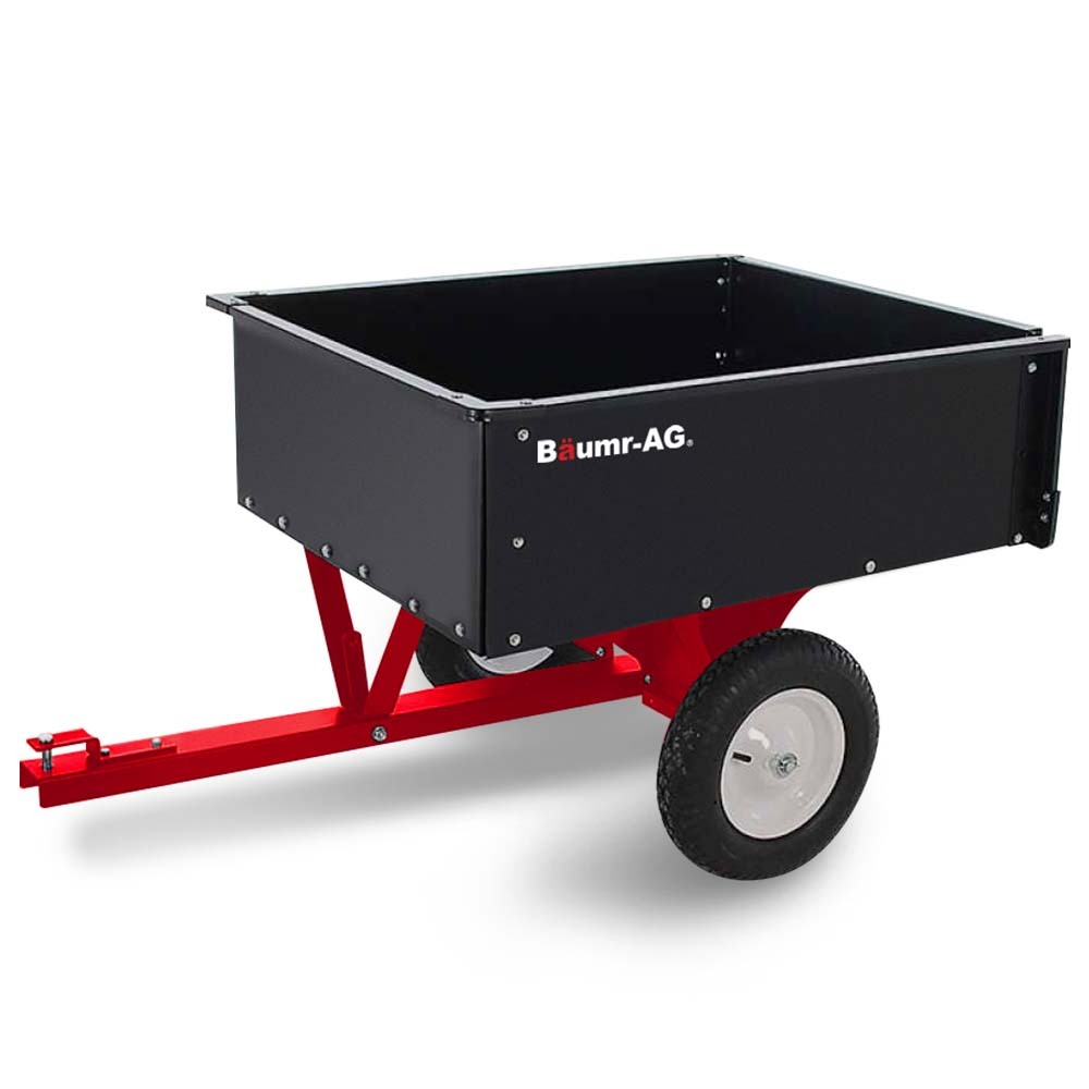 BAUMR-AG Dump Cart | 270kg Capacity | Metal Frame | For Ride-On Mower