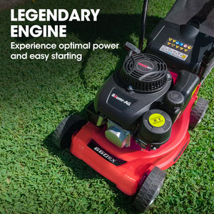 Baumr-AG Petrol Lawn Mower | 139CC 4-Stroke | 16" Hand Push Lawnmower | 35L Catcher
