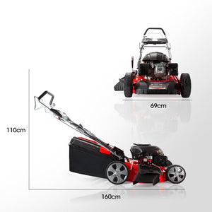 Baumr-AG Petrol Lawn Mower | 248CC 4-Stroke | 21" Self-Propelled | Electric Start | 4-in-1 Lawnmower
