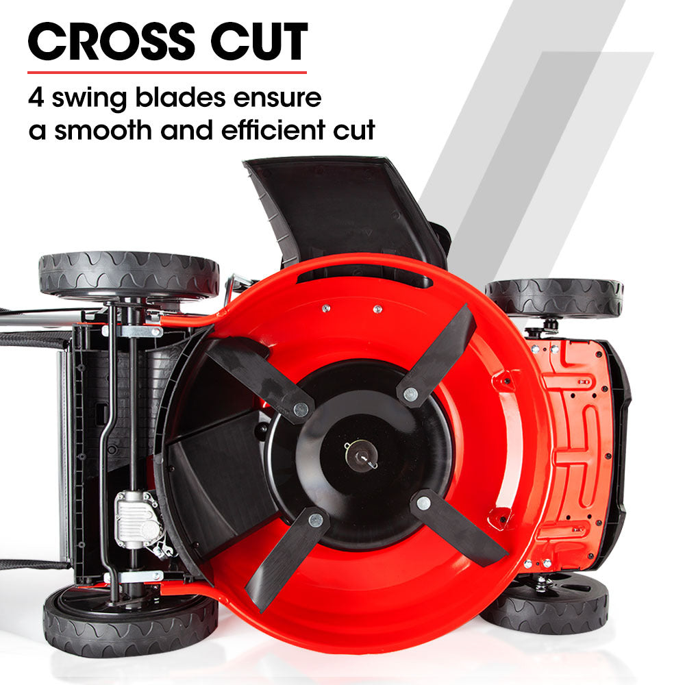 Baumr-AG Petrol Lawn Mower | 248CC 4-Stroke | 21" Self-Propelled | Electric Start | 4-in-1 Lawnmower