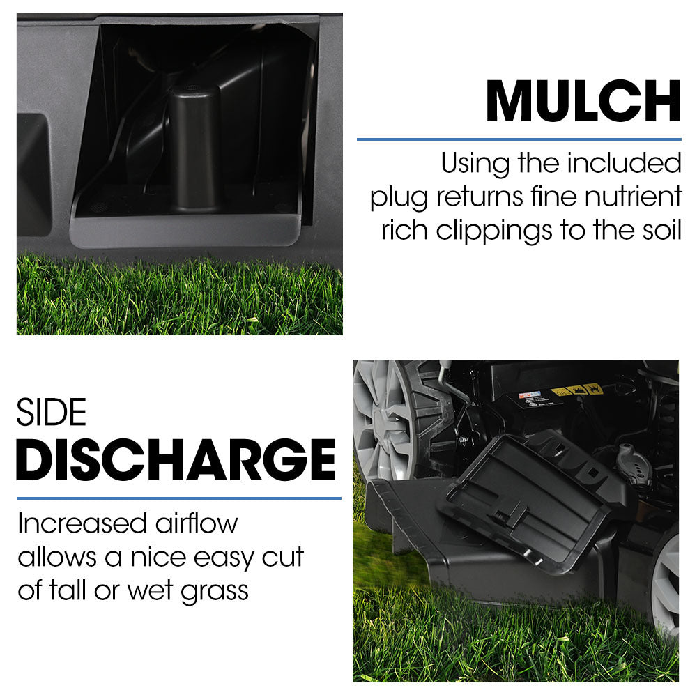 PowerBlade Lawn Mower | 20" | 200cc | Self-Propelled | 7 Heights | Steel Deck | OHV 4-Stroke Petrol | VS900