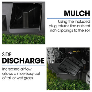 PowerBlade Lawn Mower | 20" | 200cc | Self-Propelled | 7 Heights | Steel Deck | OHV 4-Stroke Petrol | VS900