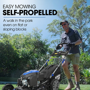 PowerBlade VS1000 22" Self-Propelled Lawn Mower | 224cc | Electric Start | 7-Stage Height | Steel Deck | OHV 4-Stroke Petrol