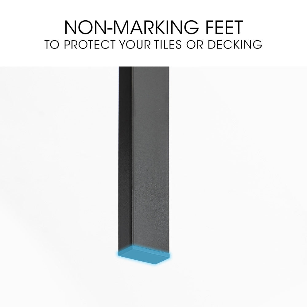 FORTIA 6pc Outdoor Dining Chair Set | Weather-Resistant | Outdoor Seating