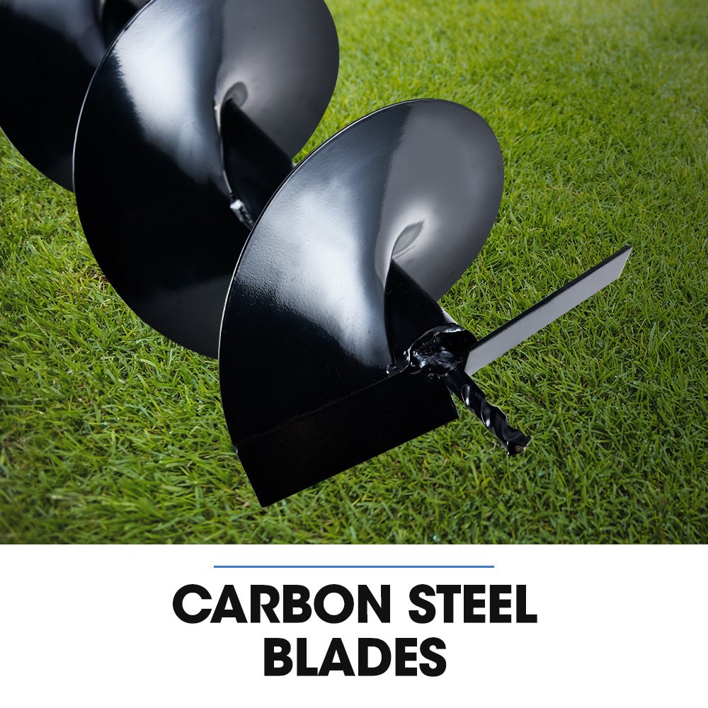 POWERBLADE PD750 52cc 2-Stroke Petrol Post Hole Digger | 200mm Auger | 600mm Extension Shaft