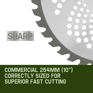 MTM Brush Cutter Blade | 40 Tooth | Carbide Tipped | Whipper Snipper Brushcutter