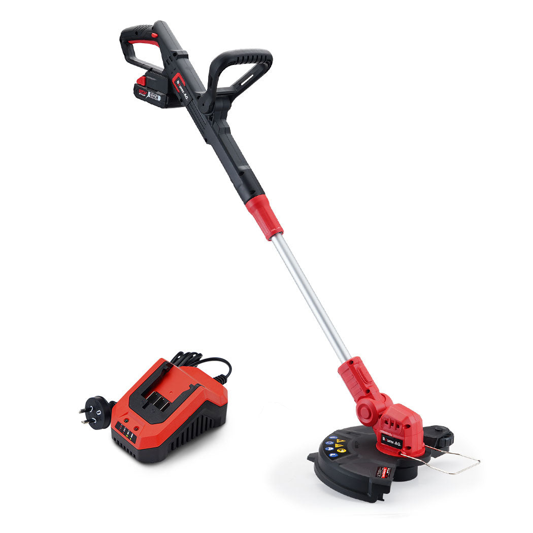 Baumr-AG 20V Cordless Line Trimmer | Whipper Snipper Electric Garden Tool | 2.0Ah Lithium Battery & Charger