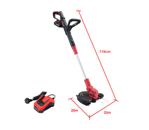 Baumr-AG 20V Cordless Line Trimmer | Whipper Snipper Electric Garden Tool | 2.0Ah Lithium Battery & Charger