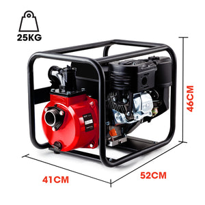 WARTON 8HP Petrol Water Transfer Pump | 2 Inch High Flow | Irrigation & Volume Pump