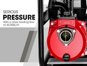 WARTON 8HP Petrol Water Transfer Pump | 2 Inch High Flow | Irrigation & Volume Pump