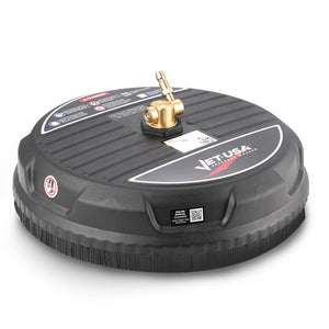 JET-USA Pressure Washer Surface Cleaner | 15" Nylon | 1/4" Fitting for Concrete Driveway Patio Floor