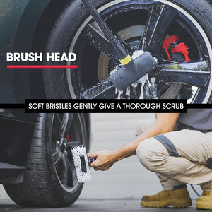 JET-USA RX530 Electric High Pressure Washer | 2400PSI | 3 Nozzles | Brush Head Cleaner | Detergent Bottle