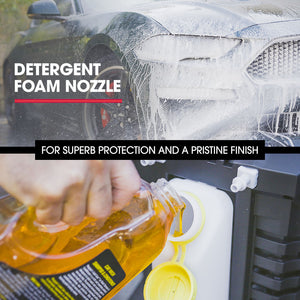 JET-USA RX535 Electric High Pressure Washer | 2600PSI | 2 Nozzles | Brush Head | Deck Cleaner | Detergent Bottle