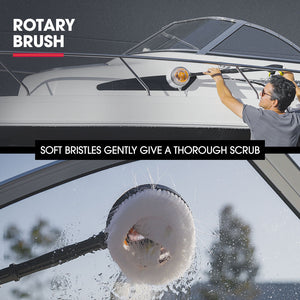 JET-USA RX540s Electric High Pressure Washer | 2900PSI | 2 Nozzles | Brush Head | Deck Cleaner | Detergent Bottle