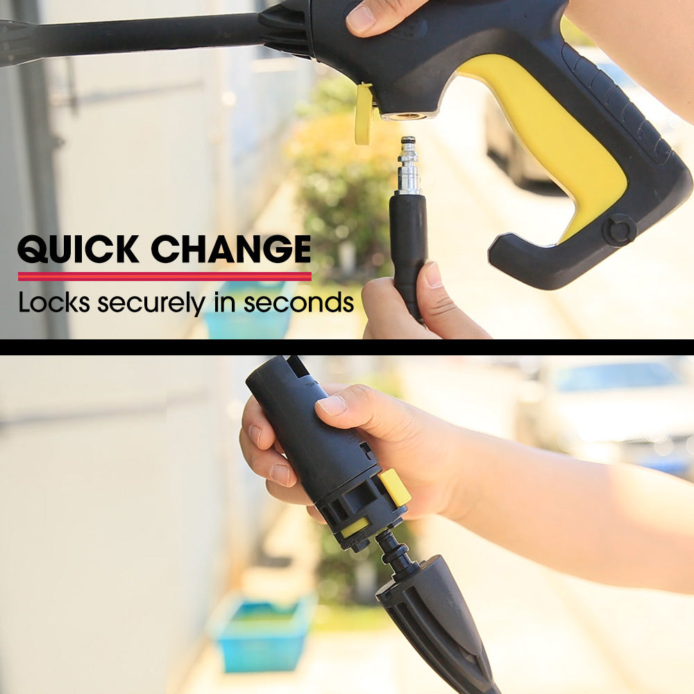 JET-USA RX540 Electric High Pressure Washer | 2800PSI | 2 Nozzles | Brush Head | Deck Cleaner | Detergent Bottle | 10M Hose