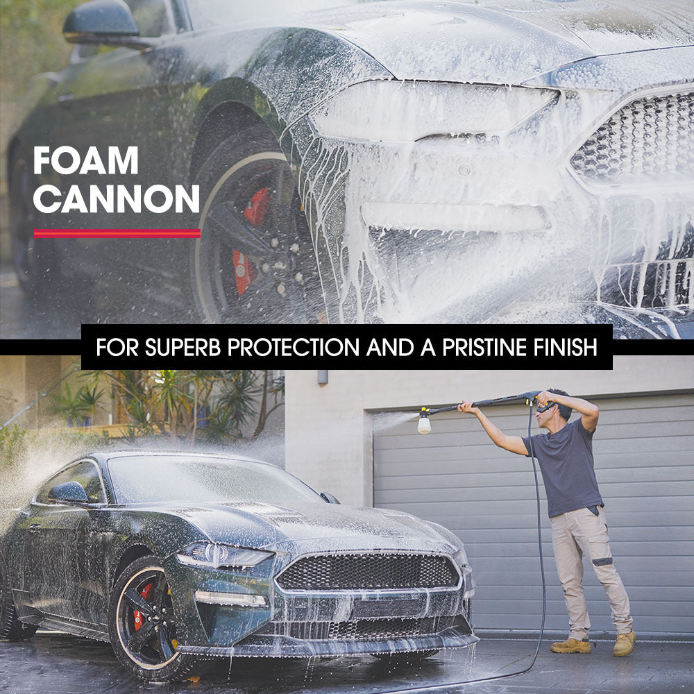 JET-USA RW545 Electric High Pressure Washer | 3000PSI | Water Cooled Motor | 2 Nozzles | Brush Head | Deck Cleaner | Detergent Bottle