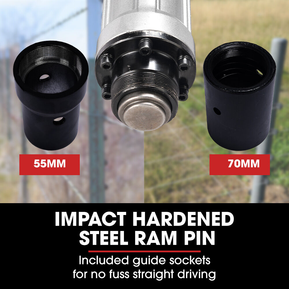 BAUMR-AG Electric Post Driver | HP360e | 2200W | 2 Piling Sleeves Included