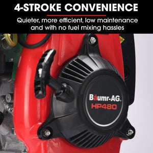 BAUMR-AG Petrol Post Driver | HP480 | 55cc 4-Stroke | 2 Piling Sleeves Included