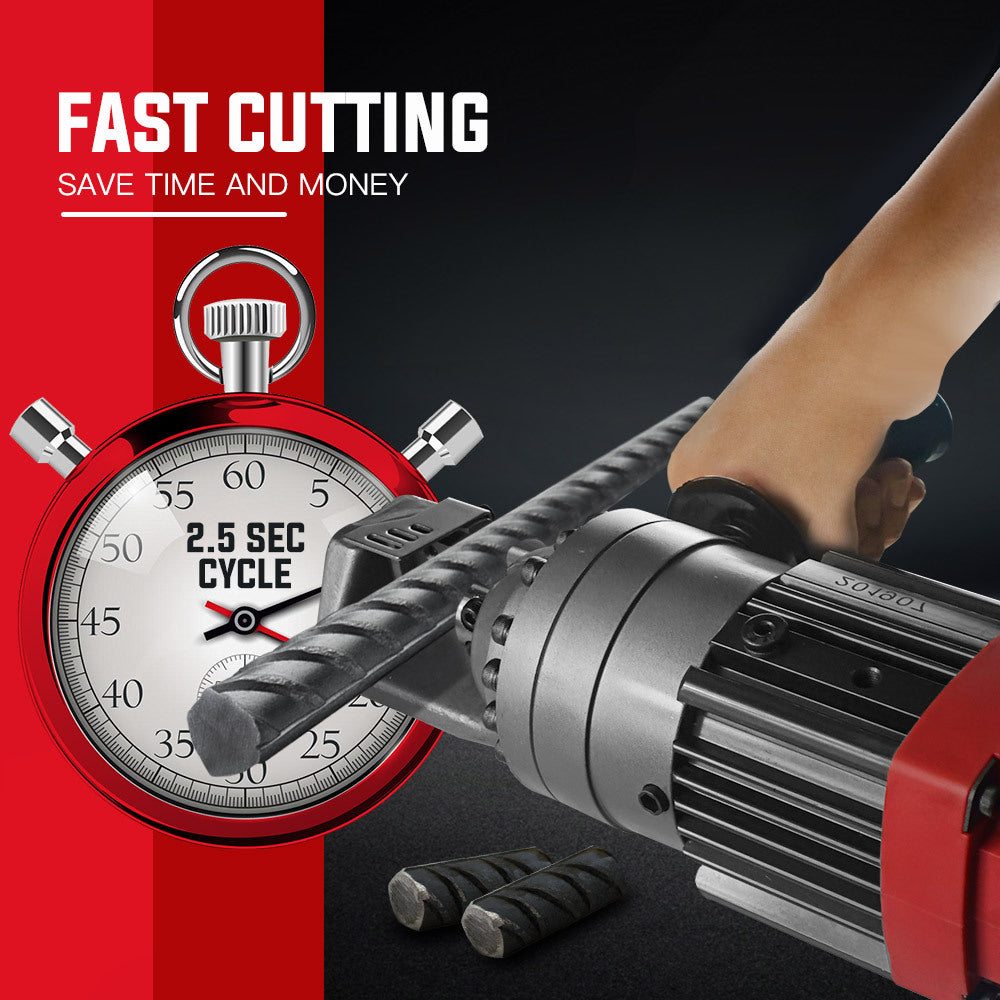 BAUMR-AG Rebar Cutter | 850W 16mm | Hydraulic Electric Portable Machine