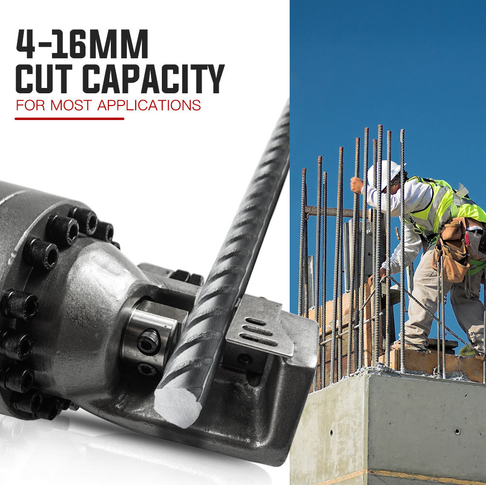 BAUMR-AG Rebar Cutter | 850W 16mm | Hydraulic Electric Portable Machine