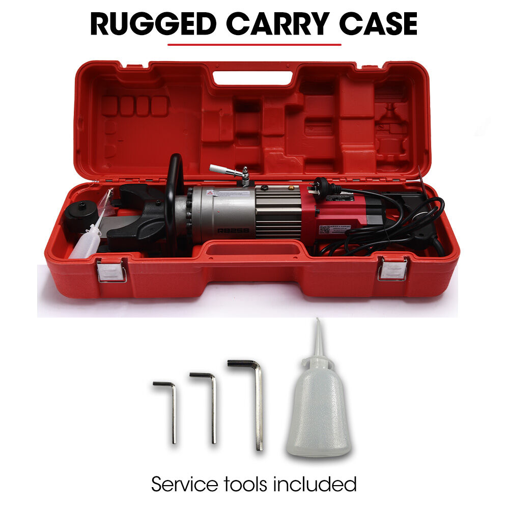 BAUMR-AG Heavy-Duty Electric Rebar Bender | 1200W | 16-25mm Capacity | Carry Case