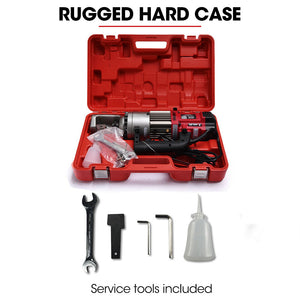 BAUMR-AG Heavy-Duty Electric Hydraulic Rebar Cutter | 1000W | 4-20mm Capacity | 3 Sec Cycle | Carry Case