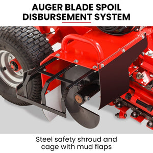 BAUMR-AG Trench Digger | TRN660 | 8HP | 600mm x 90mm | Heavy-Duty Carbide Claws | EZ Start | Adjustable Controls