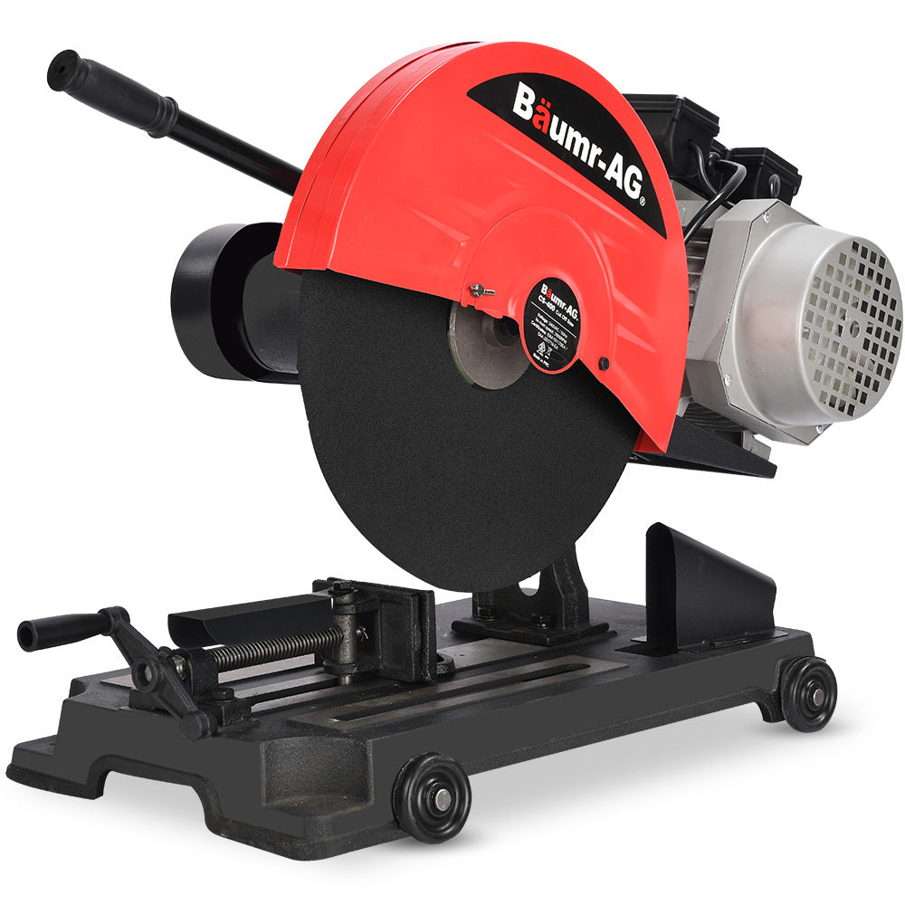Baumr-AG 2400W 16" Metal Cut-Off Cold Saw | Commercial-Grade | Brushless Motor | Soft Start | 45° Mitre Chop