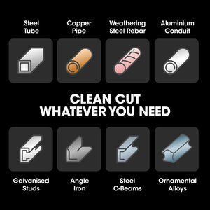 Baumr-AG 2400W 16" Metal Cut-Off Cold Saw | Commercial-Grade | Brushless Motor | Soft Start | 45° Mitre Chop