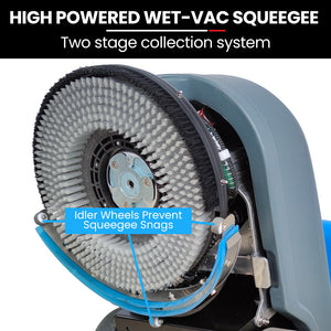AUCH FSH14 Floor Scrubber & Dryer | 360mm, Battery Powered, Walk Behind, Commercial Grade