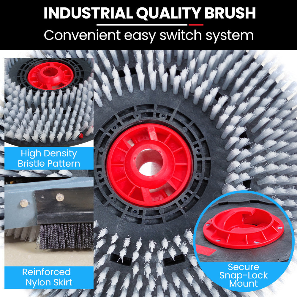 Auch FSH18 Floor Scrubber & Dryer | 490mm, Battery Powered, Walk Behind, Commercial Grade