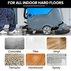 Auch FSH18 Floor Scrubber & Dryer | 490mm, Battery Powered, Walk Behind, Commercial Grade