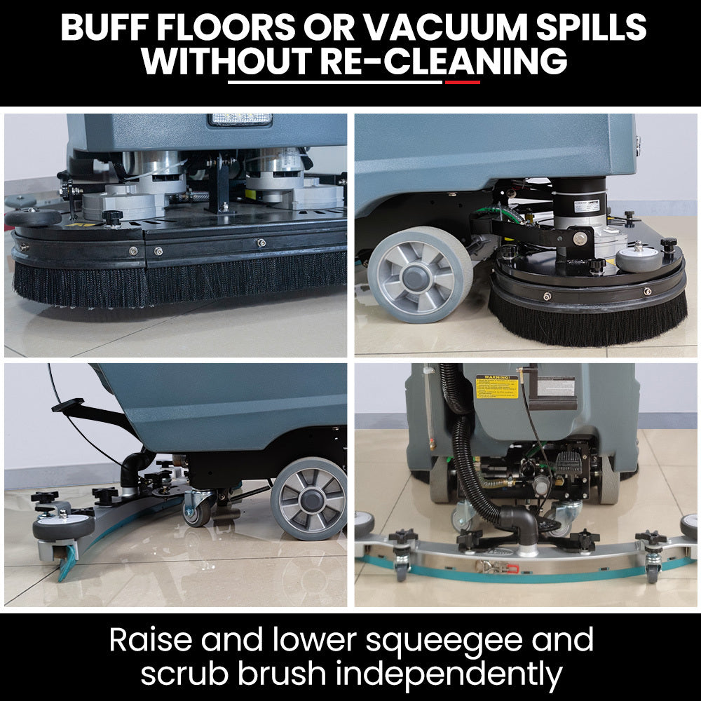 Auch FSP26 Self-Propelled Floor Scrubber & Dryer | 720mm, Battery Powered, Walk Behind, Commercial Grade