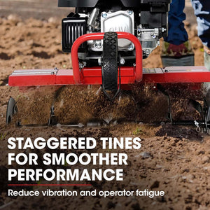 Baumr-AG Petrol Garden Tiller Cultivator | 150CC 4-Stroke | Rotary Hoe Soil Power Rototiller