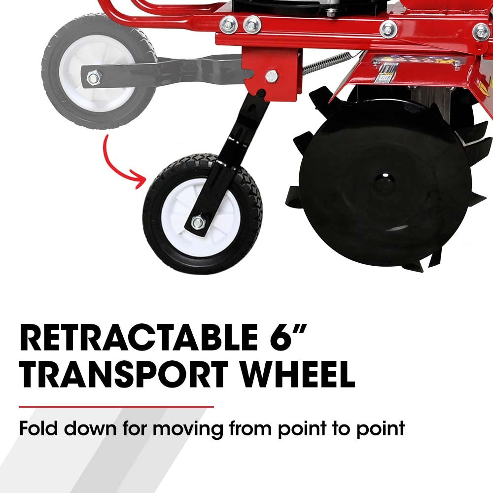 Baumr-AG Petrol Garden Tiller Cultivator | 150CC 4-Stroke | Rotary Hoe Soil Power Rototiller