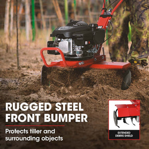 Baumr-AG Petrol Garden Tiller Cultivator | 150CC 4-Stroke | Rotary Hoe Soil Power Rototiller
