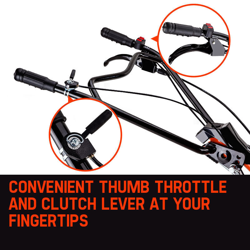 PLANTCRAFT Petrol Cultivator Tiller | 7.0HP | Self-Propelled Rotary Rototiller Plough