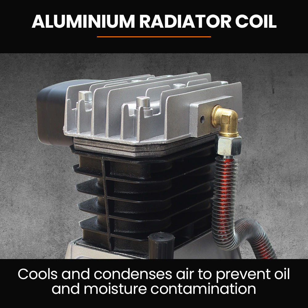 UNIMAC 70L Commercial Air Compressor | 2.2kW | 280L/min | 116PSI | Brushless Motor | Certified Tank | Long Service Life