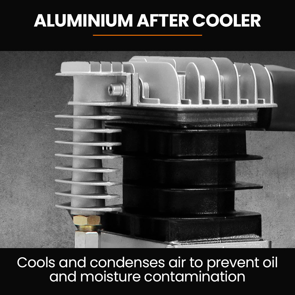 UNIMAC 100L Industrial Air Compressor | 2.6kW | 370L/min | 116PSI | Brushless Motor | Vertical Tank | 15A Plug