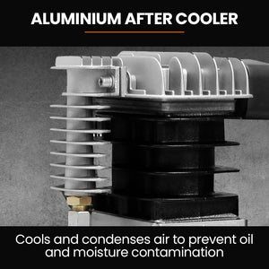 UNIMAC 100L Industrial Air Compressor | 2.6kW | 370L/min | 116PSI | Brushless Motor | Vertical Tank | 15A Plug