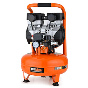 UNIMAC 15L Pancake Air Compressor | 116PSI | Portable Silent Oil-Free Electric | Air Tools & Tyre Inflation