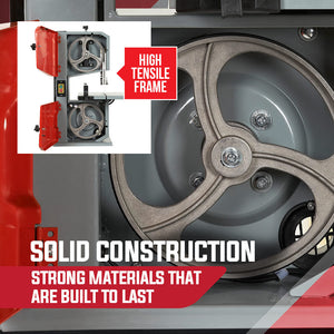 Baumr-AG Bandsaw | Portable Wood Cutting Band Saw | Vertical Benchtop Machine