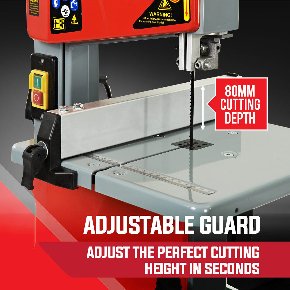 Baumr-AG Bandsaw | Portable Wood Cutting Band Saw | Vertical Benchtop Machine