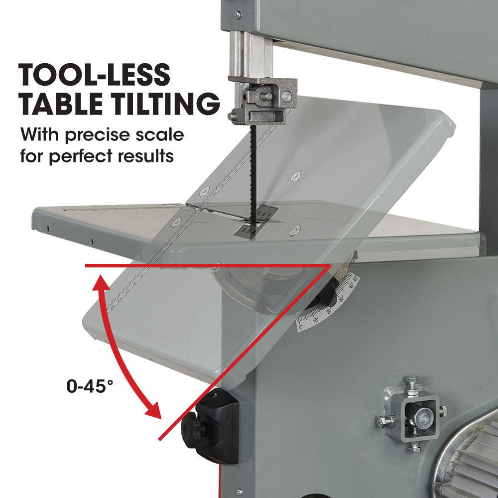 Baumr-AG 500W 115mm Wood Bandsaw | Portable Benchtop Band Saw Cutting Machine with Stand