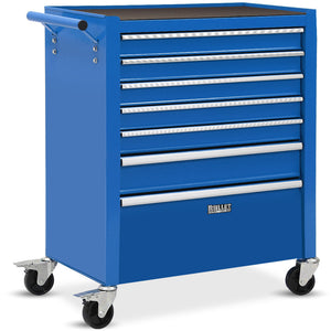 Bullet Pro 7 Drawer Tool Box Cabinet Trolley | Storage | Toolbox Garage Organiser Set | Blue